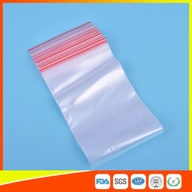 Porcellana La piccola serratura di plastica dello zip insacca/borse a chiusura lampo ermetiche per l'imballaggio cosmetico della medicina dell'alimento fornitore