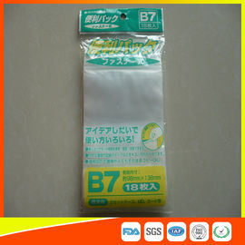 Porcellana Borse su misura della serratura dello zip di imballaggio di plastica, chiaro sacchetto di plastica della chiusura lampo fornitore