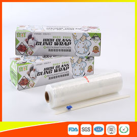 Porcellana Rotolo di pellicola trasparente biodegradabile di approvvigionamento di microonda del PE sicuro della pellicola trasparente chiaro fornitore