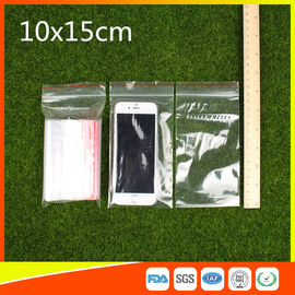 Porcellana 10 x 15 chiari sacchetti di plastica richiudibili della chiusura lampo/poli borsa autosigillante fornitore