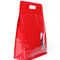 Il colore rosso sta sul materiale del commestibile delle borse della chiusura lampo per il cracker della patata fornitore