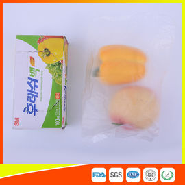 Porcellana Il congelatore superiore d'imballaggio dello zip della frutta trasparente insacca il materiale di plastica dell'HDPE/LDPE fornitore
