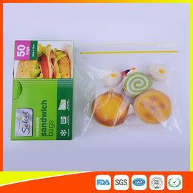 Porcellana Il panino di plastica impermeabile insacca 18 richiudibili x 17cm per stoccaggio dell'alimento fornitore