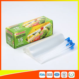 Porcellana Piccole borse ermetiche di plastica trasparenti riciclate di stoccaggio dell'alimento con la chiusura lampo del cursore fornitore
