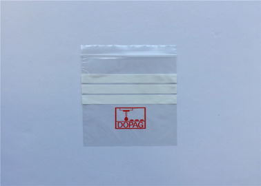 Porcellana Le borse degradabili trasparenti della serratura dello zip del commestibile di FDA con scrivono - su area fornitore