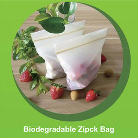 Porcellana Borse a chiusura lampo biodegradabili sicure che imprimono superficie che tratta dimensione di 17cm x di 12cm fornitore