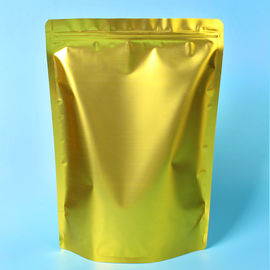 Porcellana Il chicco di caffè su ordinazione dell'oro che imballa, sta la borsa su d'imballaggio del sacchetto con la valvola fornitore