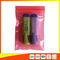 Aria risigillabile d'imballaggio delle borse di colore della serratura di plastica antistatica rosa dello zip strettamente fornitore